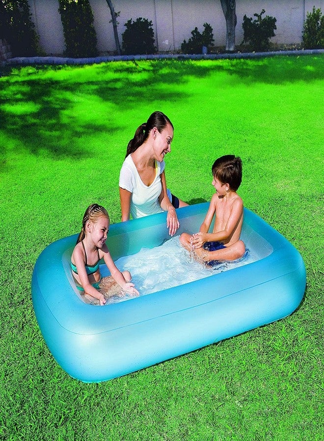 RUJVE Swimming Pool for Kids | Inflatable Sunset Glow Round Colourful Ring Baby Pool Portable Baby Bath tub | Indoor & Outdoor Swimming Pool for Kids (Multi Color) (65 inch) - Image 4